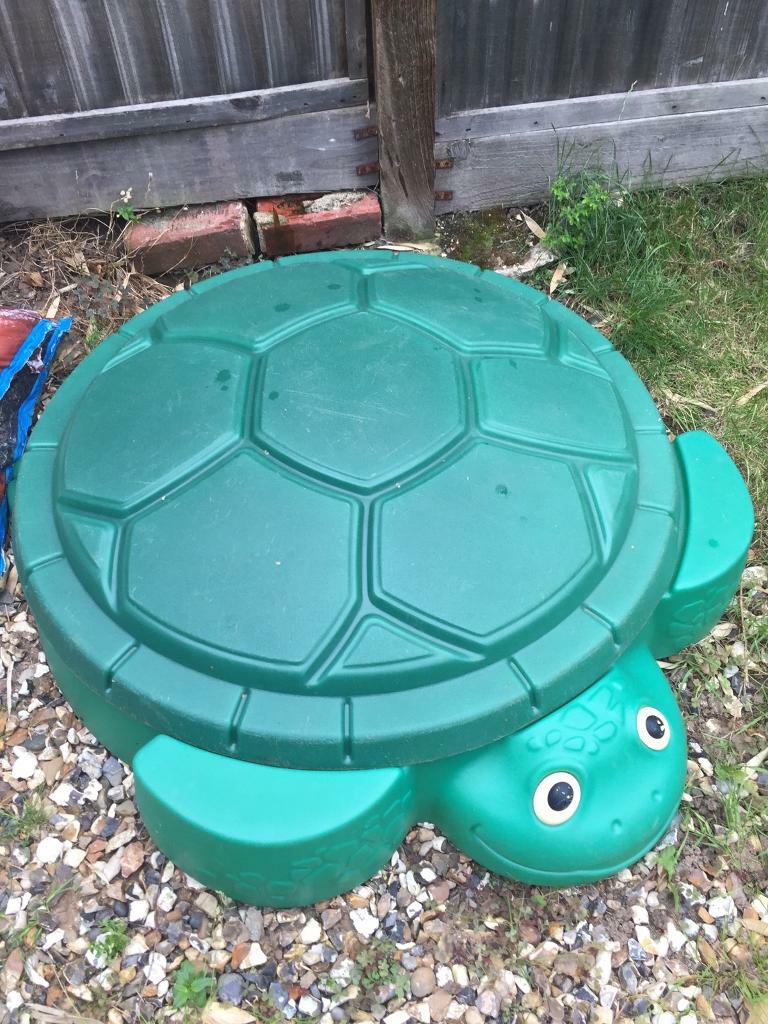 turtle paddling pool sandpit